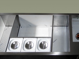banchi piani bar inox